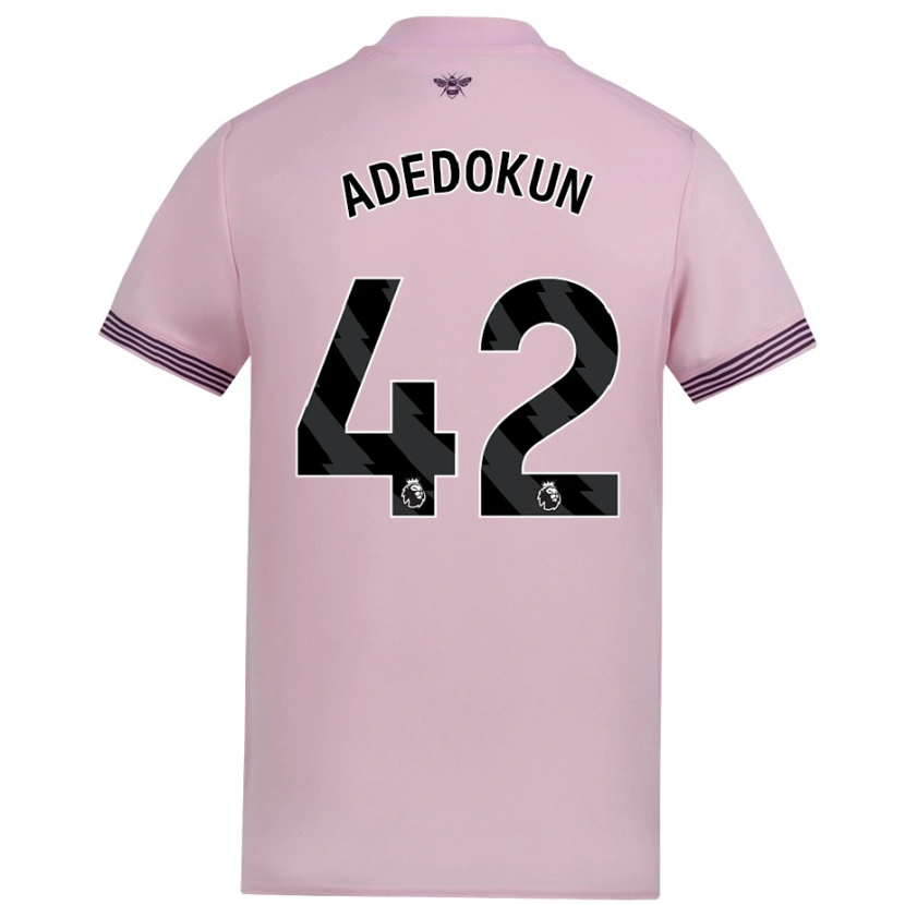 Danxenレディースヴァリンティーノ・アデドクン#42ピンクアウェイシャツ2024/25ジャージーユニフォーム