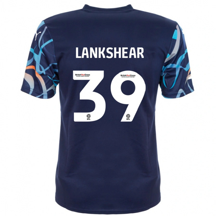 Danxenレディースアレックス・ランクシャー#39ネイビーブルーアウェイシャツ2024/25ジャージーユニフォーム