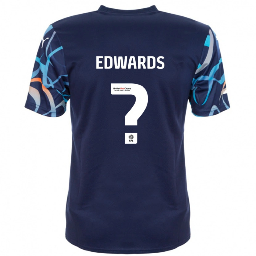 DanxenレディースBethany Edwards#0ネイビーブルーアウェイシャツ2024/25ジャージーユニフォーム