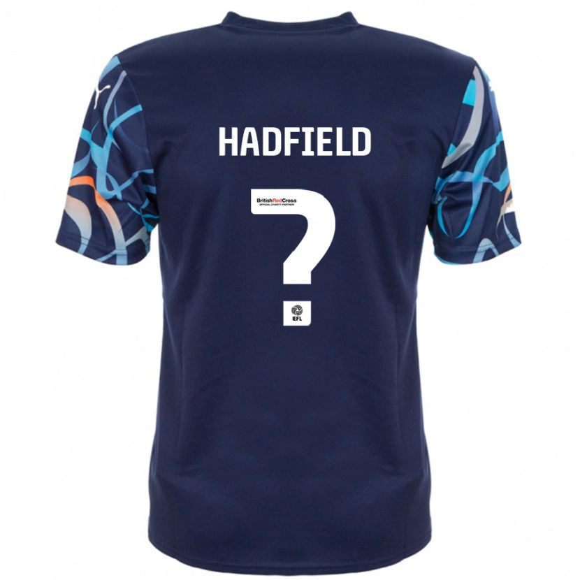 DanxenレディースMilly Hadfield#0ネイビーブルーアウェイシャツ2024/25ジャージーユニフォーム