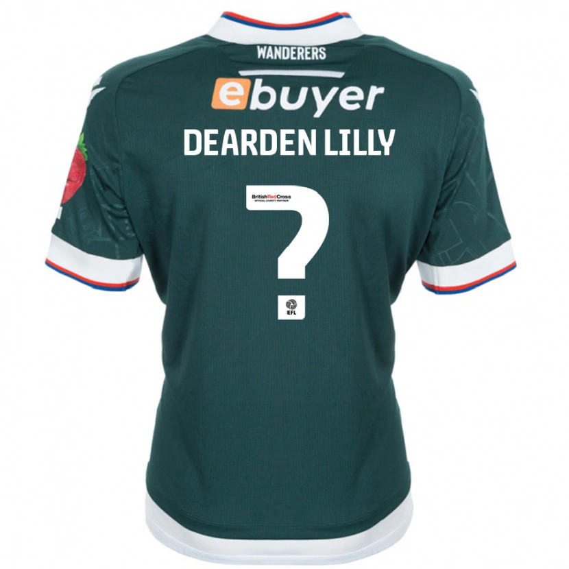 DanxenレディースJessica Dearden-Lilly#0ダークグリーンアウェイシャツ2024/25ジャージーユニフォーム
