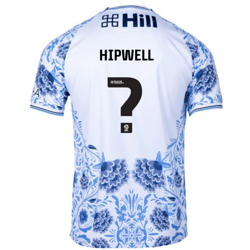DanxenレディースReece Hipwell#0ホワイト ブルーアウェイシャツ2024/25ジャージーユニフォーム