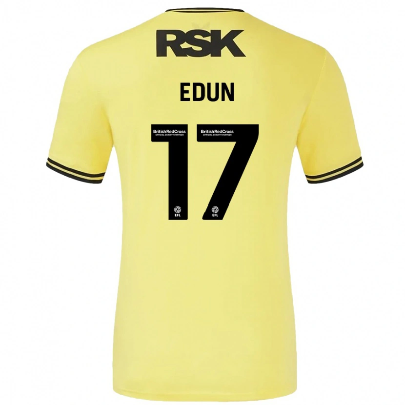 DanxenレディースTayo Edun#17黄 黒アウェイシャツ2024/25ジャージーユニフォーム