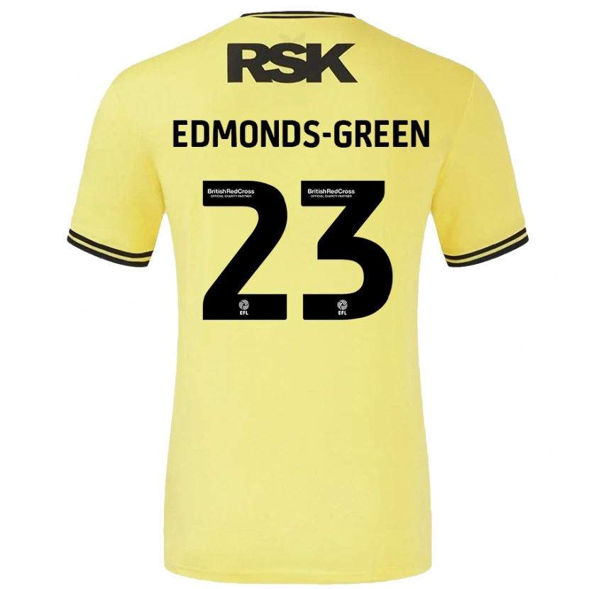 DanxenレディースRarmani Edmonds-Green#23黄 黒アウェイシャツ2024/25ジャージーユニフォーム