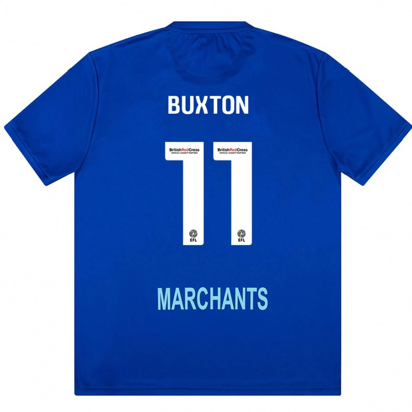DanxenレディースCharlotte Buxton#11緑アウェイシャツ2024/25ジャージーユニフォーム