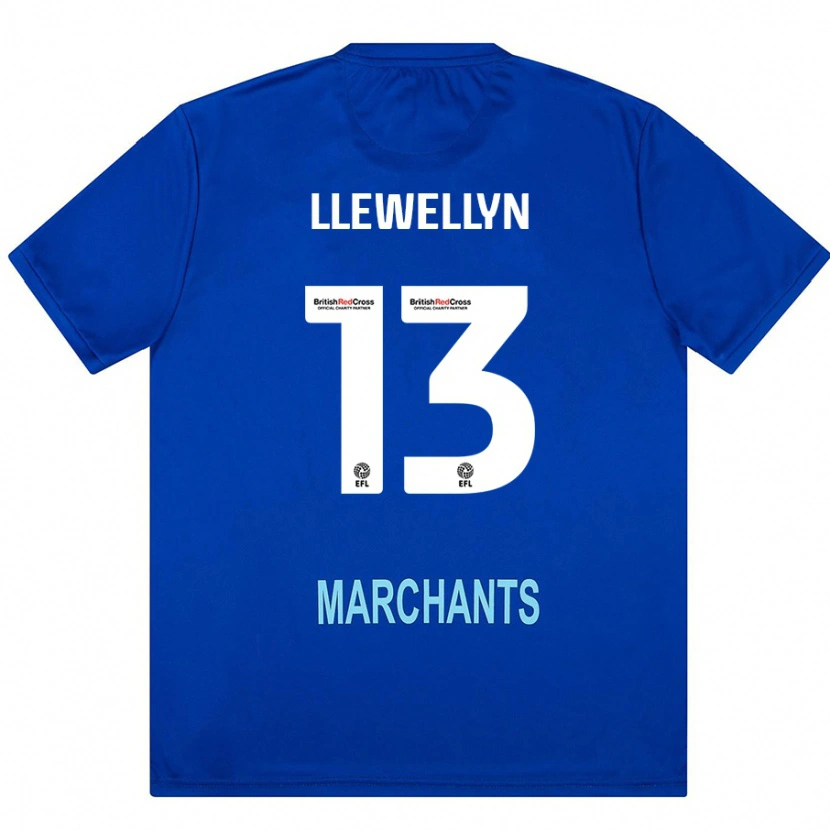 DanxenレディースFfion Llewellyn#13緑アウェイシャツ2024/25ジャージーユニフォーム