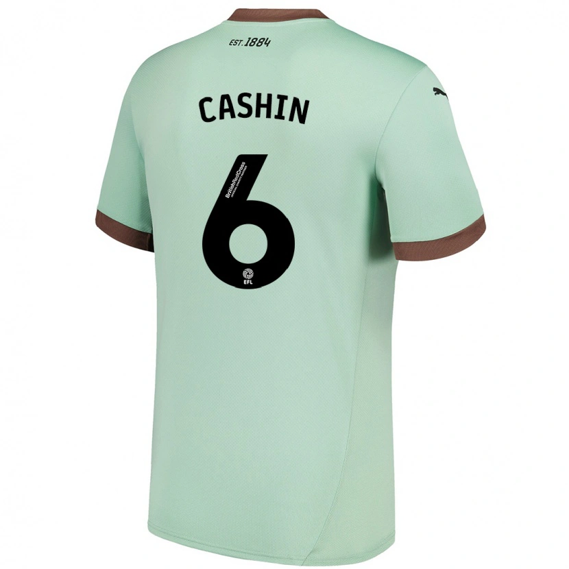 DanxenレディースEiran Cashin#6淡い緑アウェイシャツ2024/25ジャージーユニフォーム