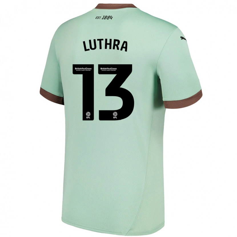 DanxenレディースRohan Luthra#13淡い緑アウェイシャツ2024/25ジャージーユニフォーム