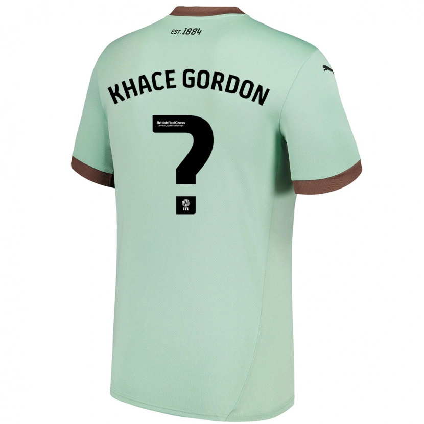 DanxenレディースKhace Gordon#0淡い緑アウェイシャツ2024/25ジャージーユニフォーム