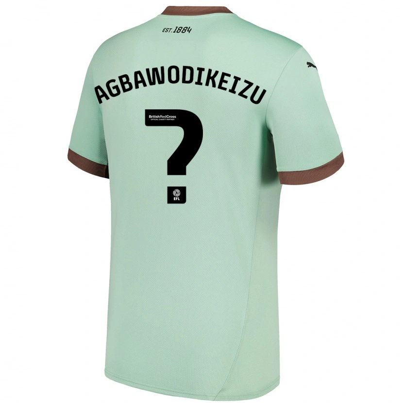 DanxenレディースCharles Ebuka Agbawodikeizu#0淡い緑アウェイシャツ2024/25ジャージーユニフォーム