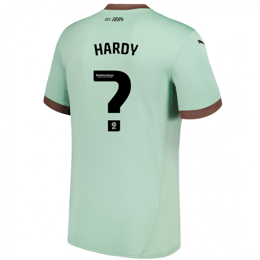 DanxenレディースCharlie Hardy#0淡い緑アウェイシャツ2024/25ジャージーユニフォーム