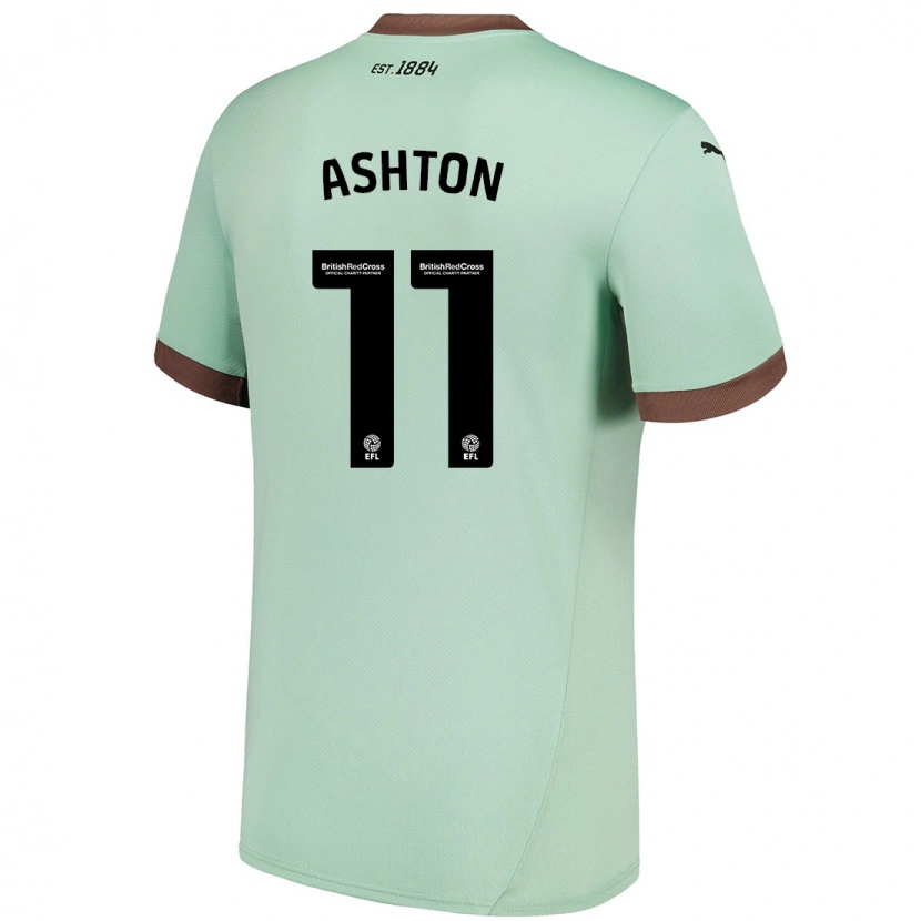 DanxenレディースEleanor Ashton#11淡い緑アウェイシャツ2024/25ジャージーユニフォーム