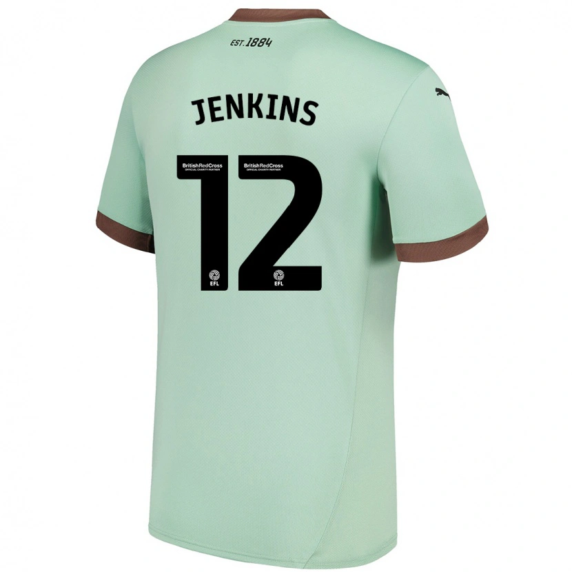 DanxenレディースCamille Jenkins#12淡い緑アウェイシャツ2024/25ジャージーユニフォーム