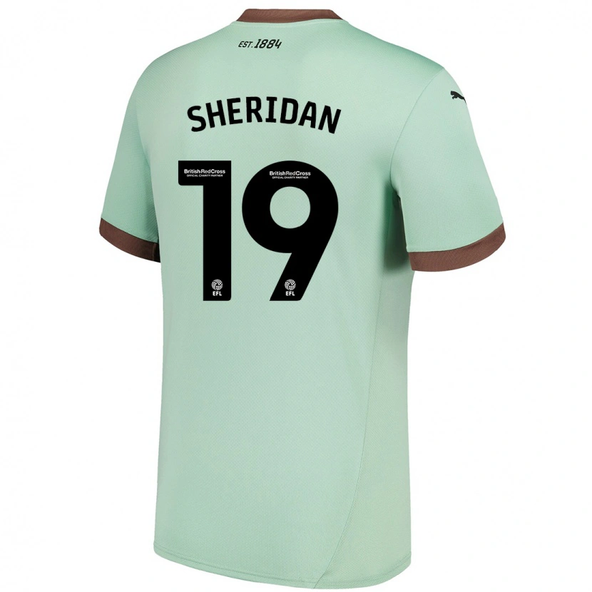 DanxenレディースIsabel Sheridan#19淡い緑アウェイシャツ2024/25ジャージーユニフォーム