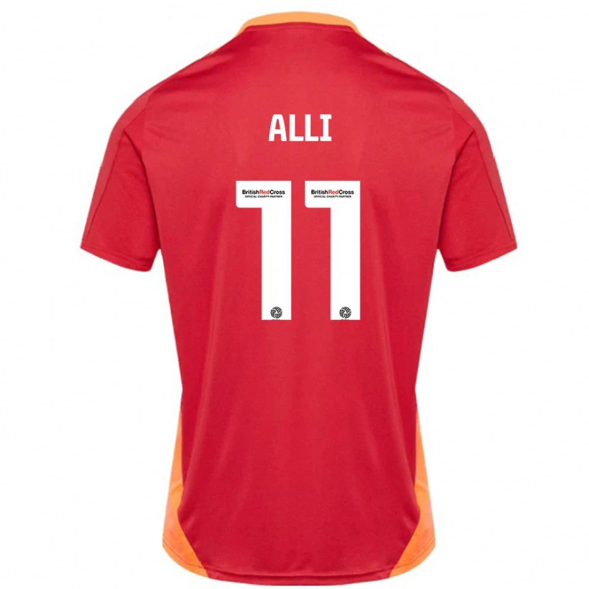 DanxenレディースMillenic Alli#11ブルーオフホワイトアウェイシャツ2024/25ジャージーユニフォーム