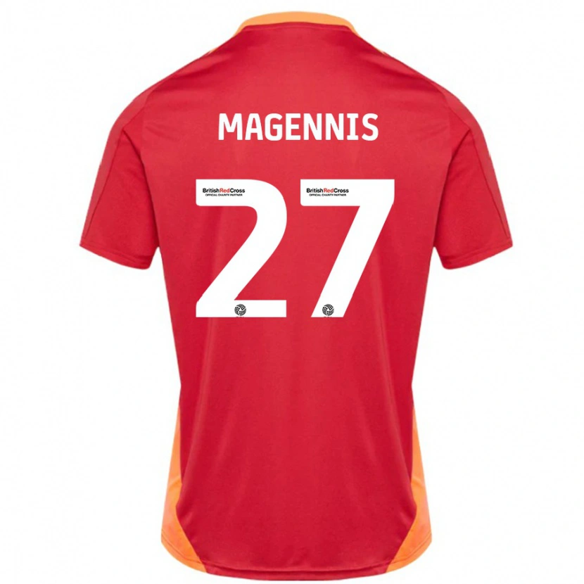 Danxenレディースジョシュ・マゲニス#27ブルーオフホワイトアウェイシャツ2024/25ジャージーユニフォーム