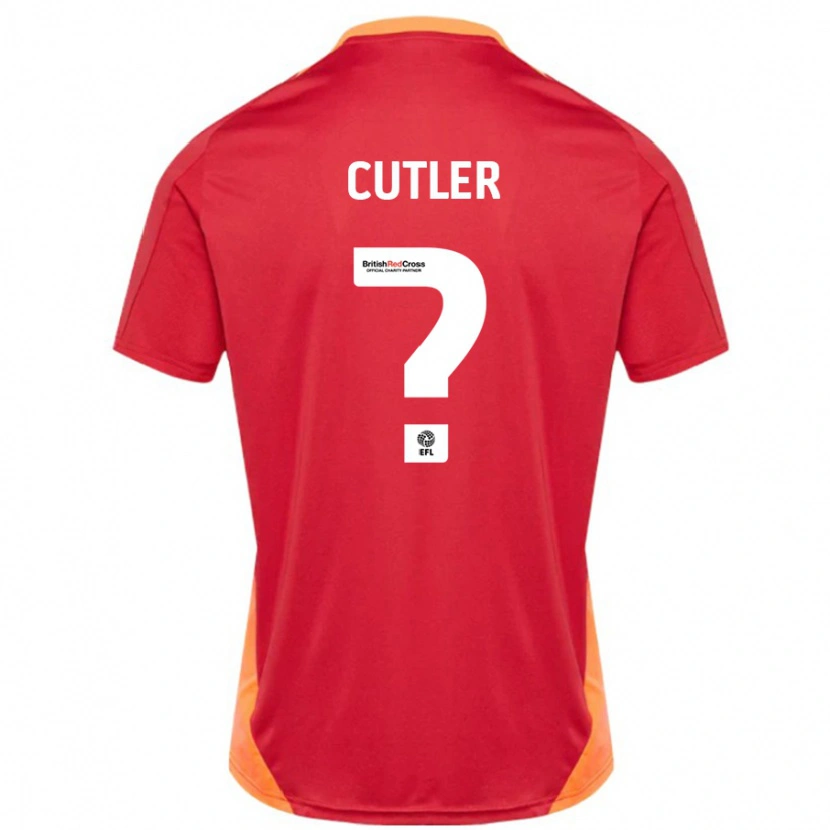 DanxenレディースTheo Cutler#0ブルーオフホワイトアウェイシャツ2024/25ジャージーユニフォーム