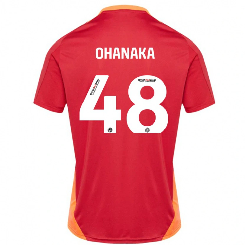 DanxenレディースSantino Ohanaka#48ブルーオフホワイトアウェイシャツ2024/25ジャージーユニフォーム