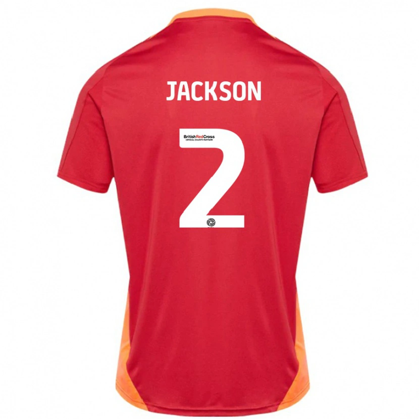 DanxenレディースBow Jackson#2ブルーオフホワイトアウェイシャツ2024/25ジャージーユニフォーム