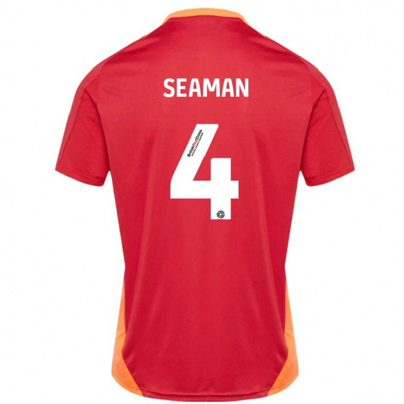 DanxenレディースJaydee Seaman#4ブルーオフホワイトアウェイシャツ2024/25ジャージーユニフォーム