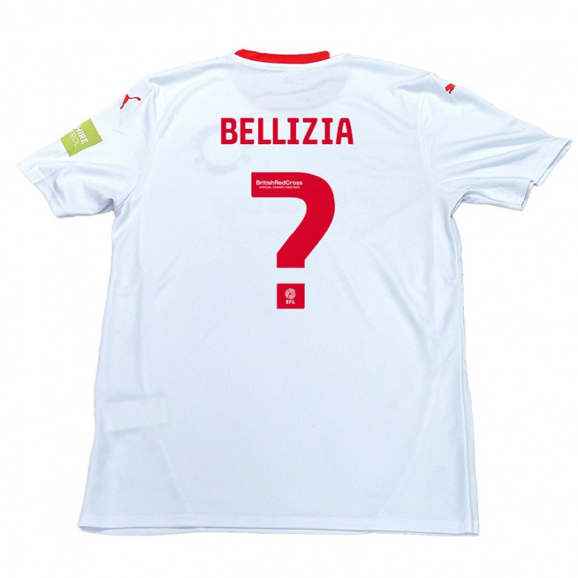 DanxenレディースOliver Bellizia#0白アウェイシャツ2024/25ジャージーユニフォーム
