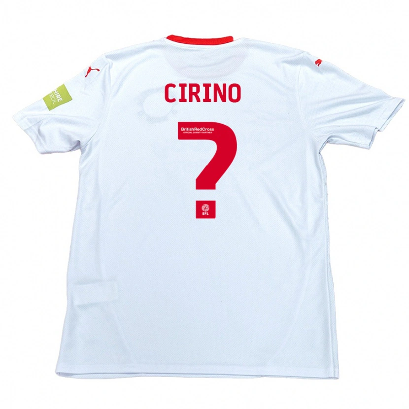 DanxenレディースRaffaele Cirino#0白アウェイシャツ2024/25ジャージーユニフォーム