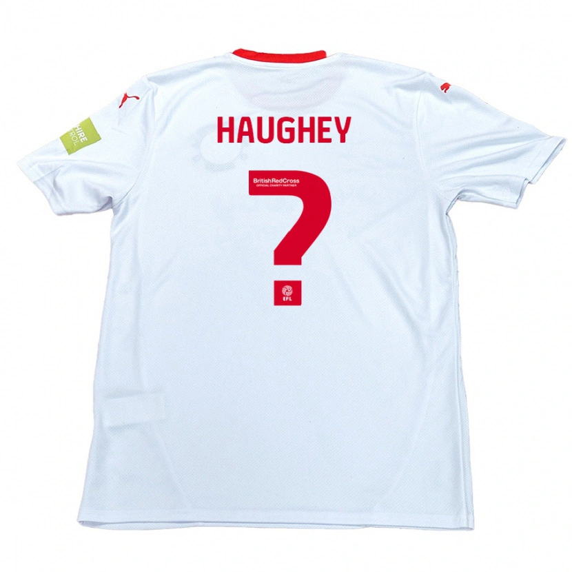 DanxenレディースConor Haughey#0白アウェイシャツ2024/25ジャージーユニフォーム