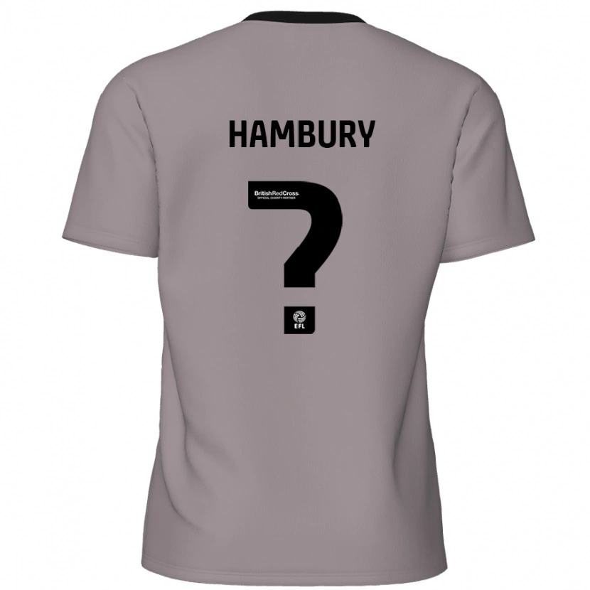 DanxenレディースZack Hambury#0グレーアウェイシャツ2024/25ジャージーユニフォーム