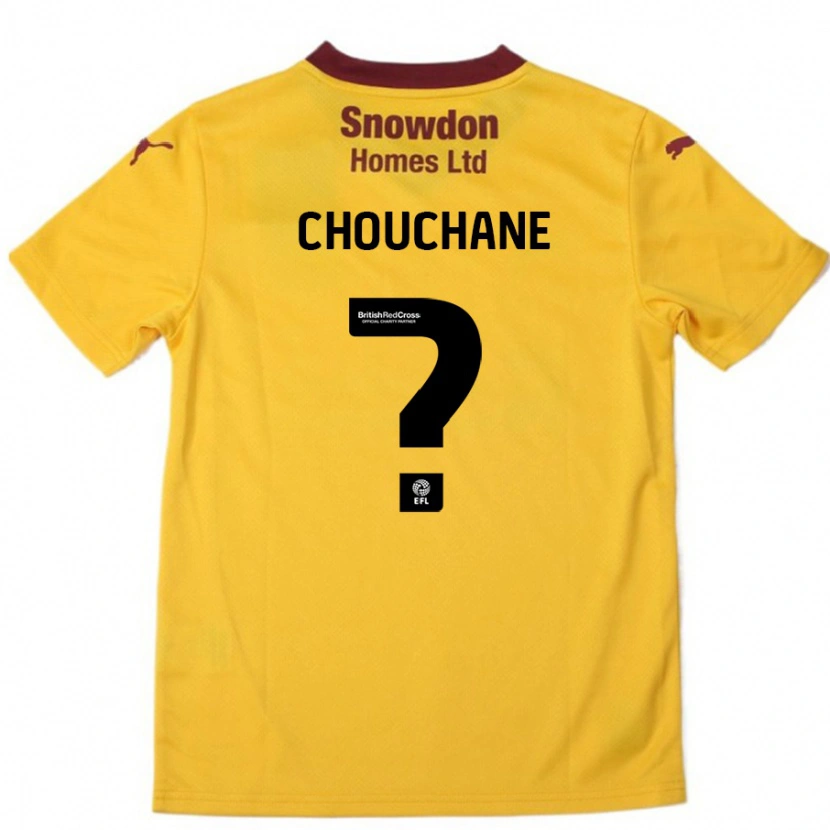 DanxenレディースSamy Chouchane#0オレンジバーガンディアウェイシャツ2024/25ジャージーユニフォーム