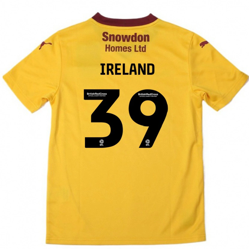 DanxenレディースMatthew Ireland#39オレンジバーガンディアウェイシャツ2024/25ジャージーユニフォーム