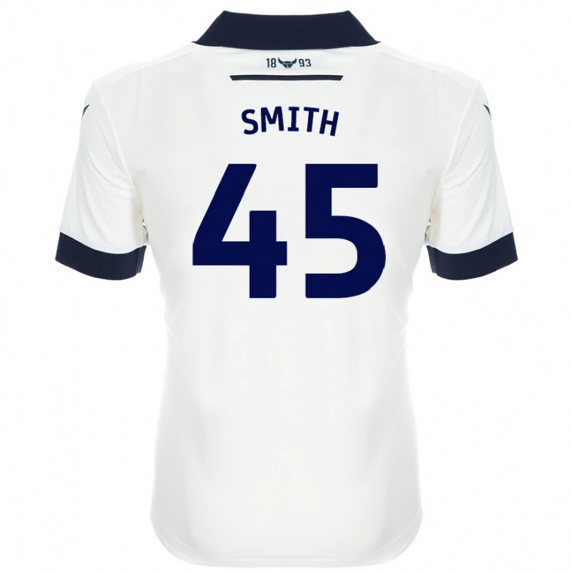 DanxenレディースMax Smith#45ホワイト ネイビーブルーアウェイシャツ2024/25ジャージーユニフォーム