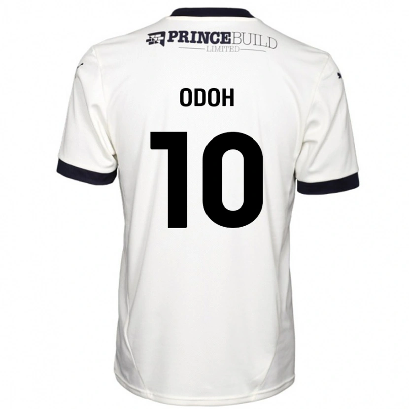 Danxenレディースエイブラハム・オドー#10オフホワイト ブラックアウェイシャツ2024/25ジャージーユニフォーム