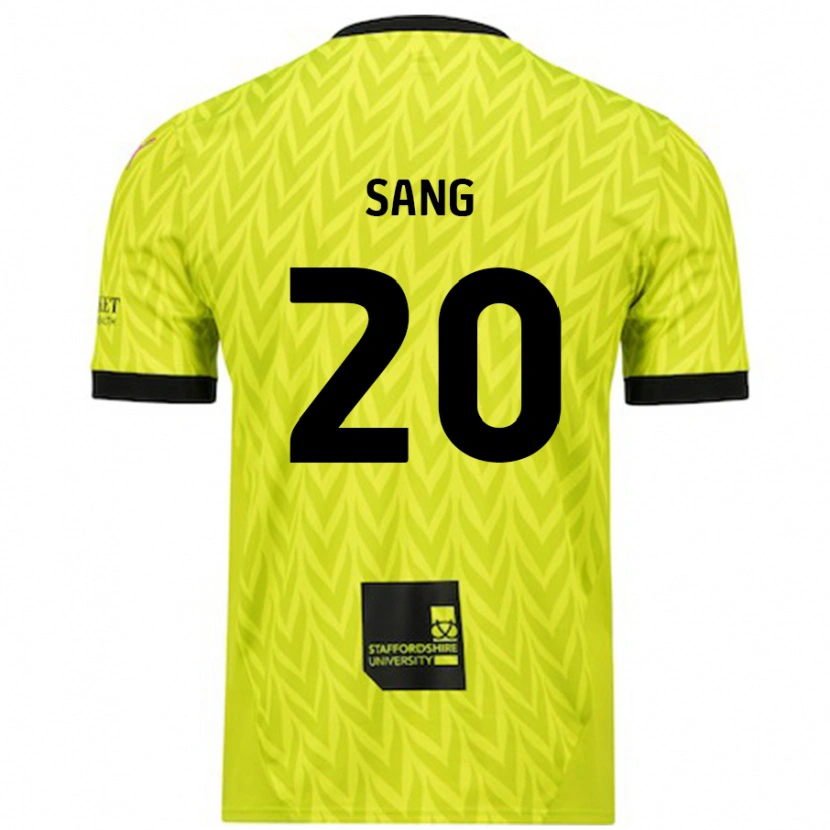 Danxenレディーストム・サントス#20蛍光グリーンアウェイシャツ2024/25ジャージーユニフォーム
