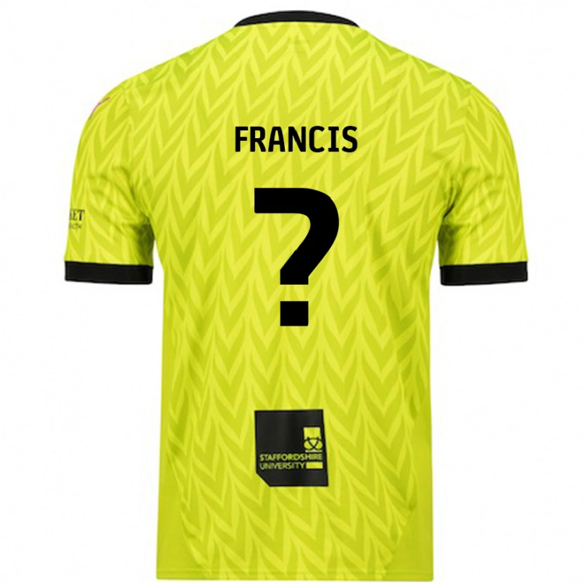 DanxenレディースLouis Francis#0蛍光グリーンアウェイシャツ2024/25ジャージーユニフォーム