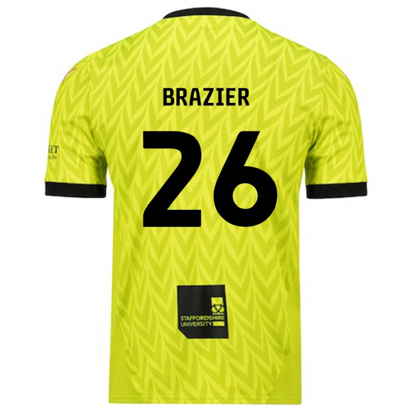 Danxenレディースリアム・ブレイジャー#26蛍光グリーンアウェイシャツ2024/25ジャージーユニフォーム