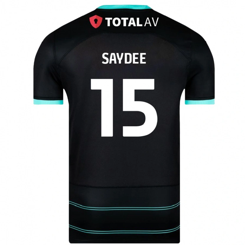 DanxenレディースChristian Saydee#15黒アウェイシャツ2024/25ジャージーユニフォーム