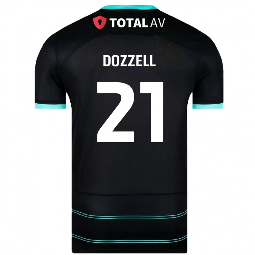 Danxenレディースアンドレ・ドゼル#21黒アウェイシャツ2024/25ジャージーユニフォーム