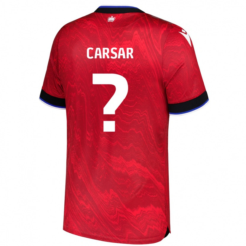 DanxenレディースMalachi Carsar#0赤黒アウェイシャツ2024/25ジャージーユニフォーム