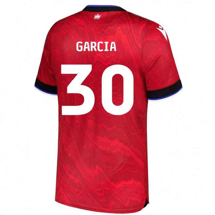 DanxenレディースAndre Garcia#30赤黒アウェイシャツ2024/25ジャージーユニフォーム
