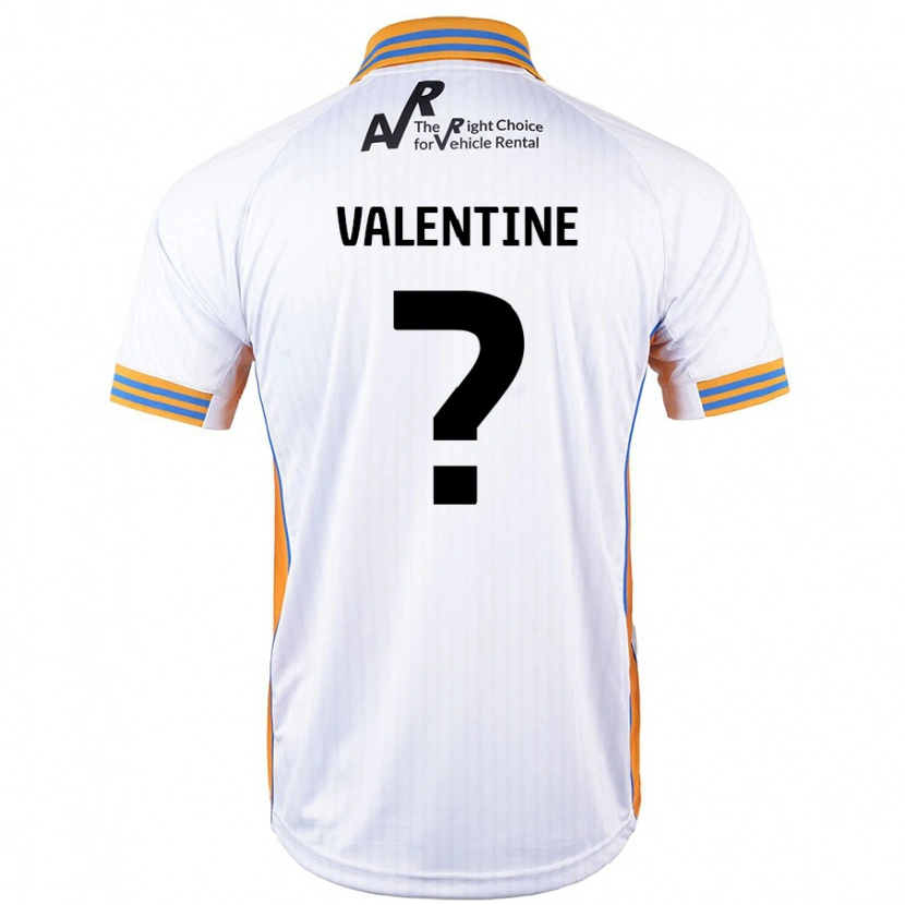 DanxenレディースJayden Valentine#0白アウェイシャツ2024/25ジャージーユニフォーム