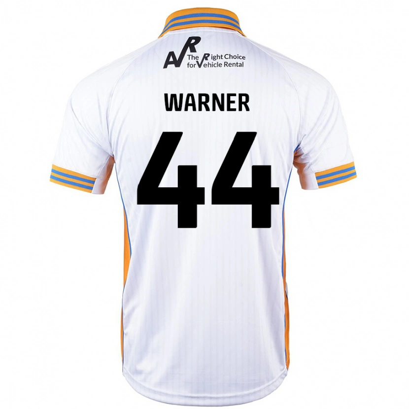 DanxenレディースJames Warner#44白アウェイシャツ2024/25ジャージーユニフォーム