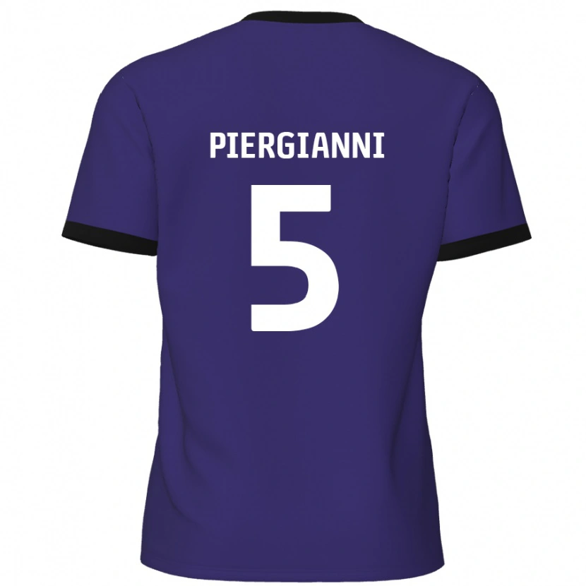 DanxenレディースCarl Piergianni#5紫アウェイシャツ2024/25ジャージーユニフォーム