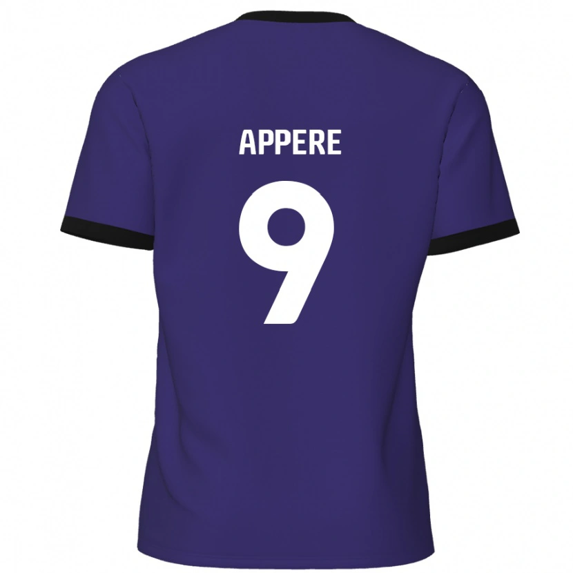 DanxenレディースLouis Appéré#9紫アウェイシャツ2024/25ジャージーユニフォーム