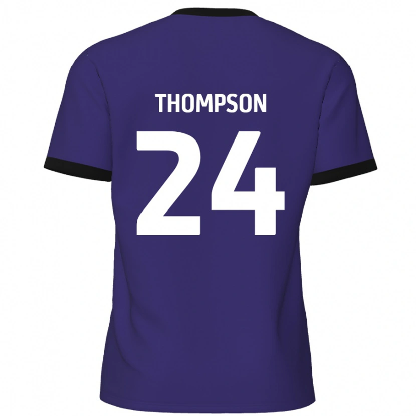 DanxenレディースBen Thompson#24紫アウェイシャツ2024/25ジャージーユニフォーム