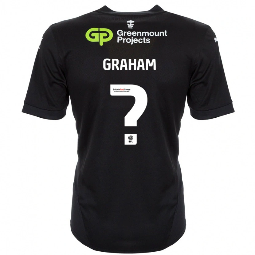 DanxenレディースLeo Graham#0黒アウェイシャツ2024/25ジャージーユニフォーム