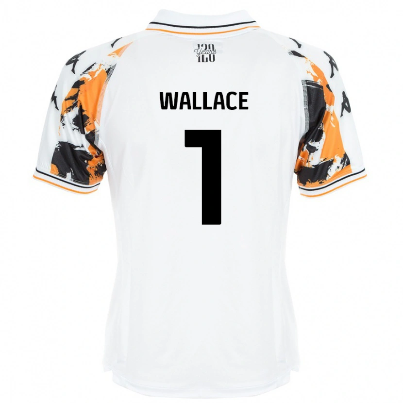 DanxenレディースAbbi Wallace#1白アウェイシャツ2024/25ジャージーユニフォーム