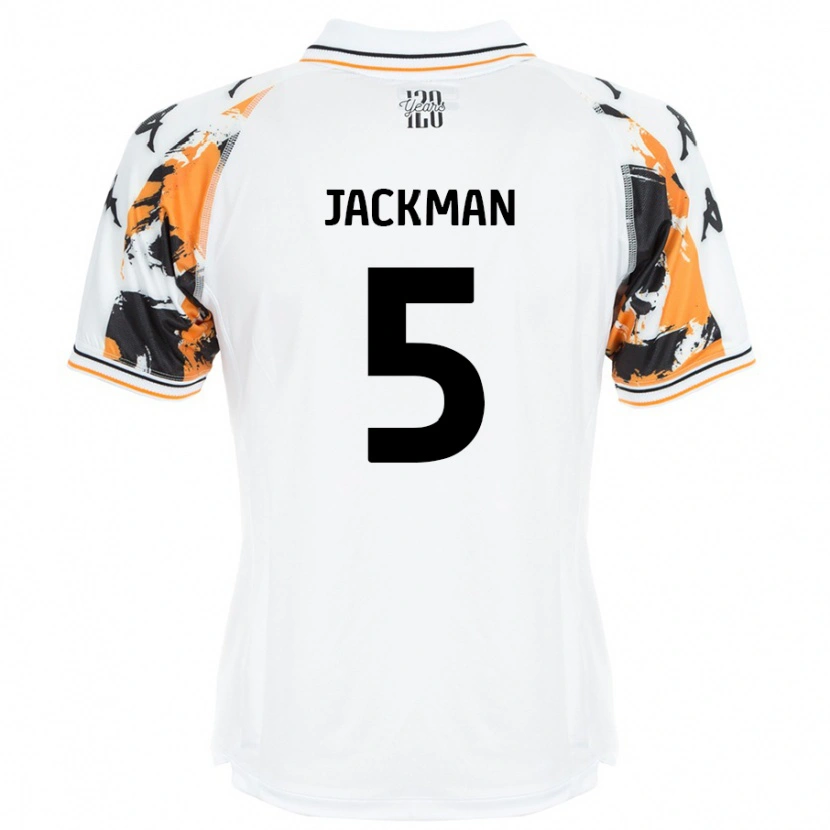 DanxenレディースEllice Jackman#5白アウェイシャツ2024/25ジャージーユニフォーム