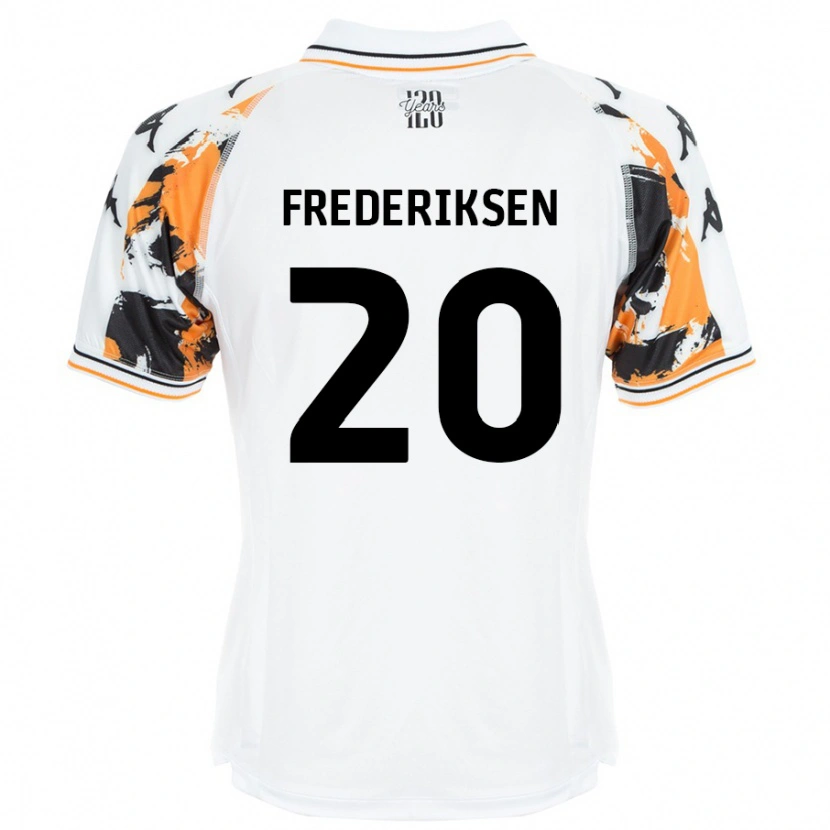 DanxenレディースAbbey Frederiksen#20白アウェイシャツ2024/25ジャージーユニフォーム