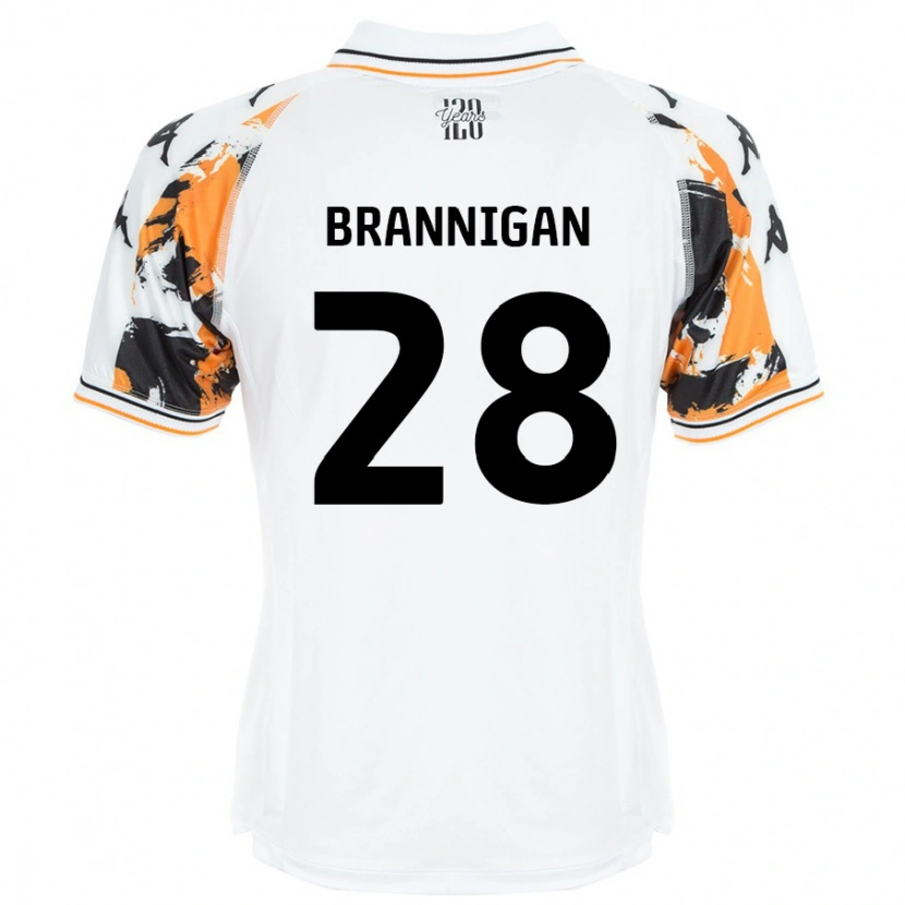 DanxenレディースAoife Brannigan#28白アウェイシャツ2024/25ジャージーユニフォーム