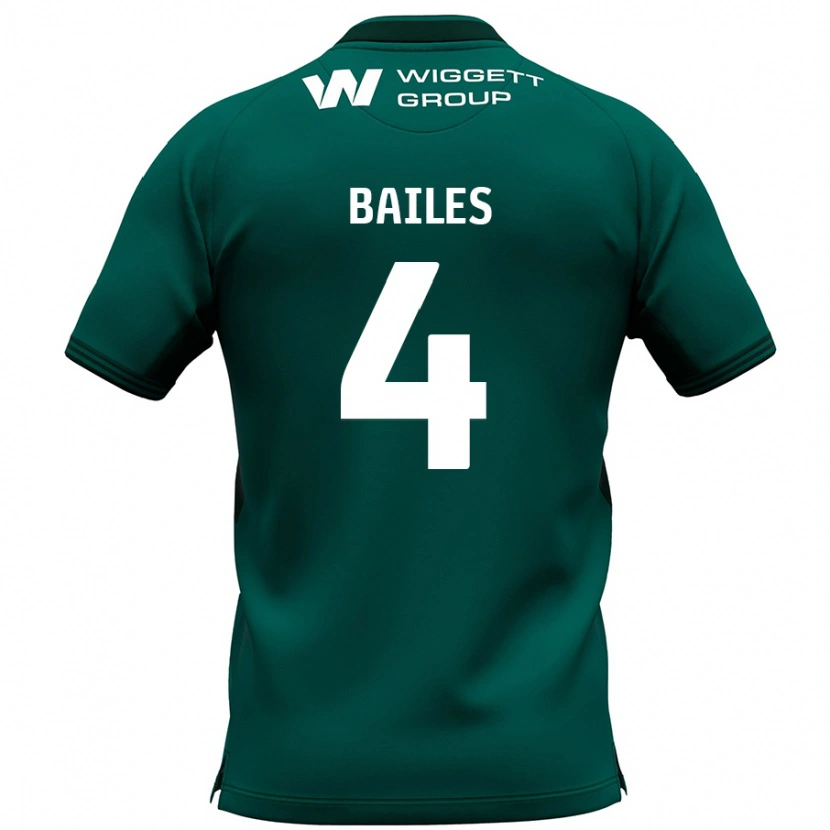 DanxenレディースFreya Bailes#4緑アウェイシャツ2024/25ジャージーユニフォーム